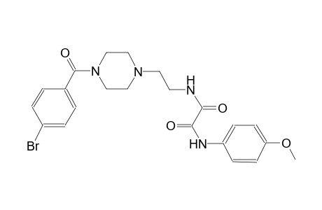 N~1~-{2-[4-(4-bromobenzoyl)-1-piperazinyl]ethyl}-N~2~-(4-methoxyphenyl)ethanediamide