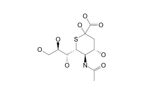 5-ACETAMIDO-2,6-ANHYDRO-3,5-DIDEOXY-6-THIO-D-GLYCERO-ALPHA,BETA-D-GALACTO-NON-2-ULOSONIC_ACID;6-THIO-NEU_5-AC