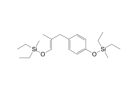 Silane, [4-[3-[(diethylmethylsilyl)oxy]-2-methyl-2-propenyl]phenoxy]diethylmethyl-, (E)-