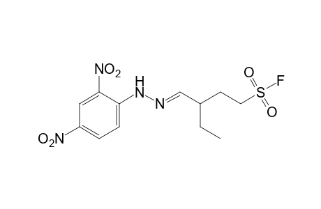 2-ethyl-4-(fluorosulfonyl)butyraldehyde, (2,4-dinitrophenyl)hydrazone