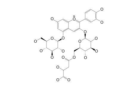 CYANIDIN-3-O-(6-O-MALYL-GLUCOSIDE)-5-O-GLUCOSIDE
