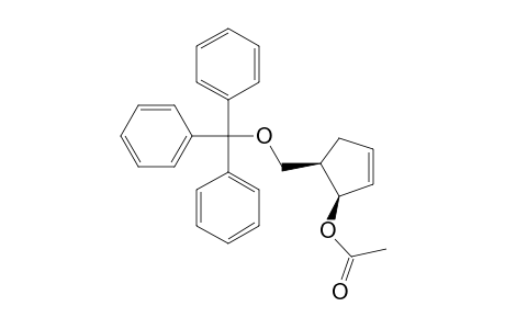 (1S,5R)-1-Acetoxy-5-(triphenylmethoxymethyl)cyclopent-2-ene