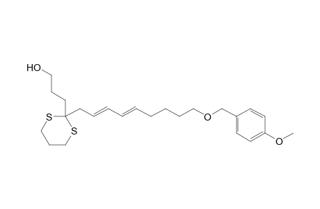 3-[2-[(2E,4E)-9-p-anisyloxynona-2,4-dienyl]-1,3-dithian-2-yl]propan-1-ol