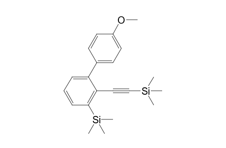 4-Methoxy-3'-(trimethylsilyl)-2'-[(trimethylsilyl)ethynyl]-1,1'-biphenyl