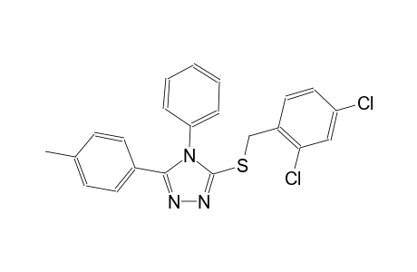 3-[(2,4-dichlorobenzyl)sulfanyl]-5-(4-methylphenyl)-4-phenyl-4H-1,2,4-triazole