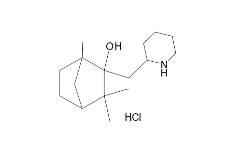 2-[(2-PIPERIDYL)METHYL]-1,3,3-TRIMETHYL-2-NORBORNANOL, HYDROCHLORIDE
