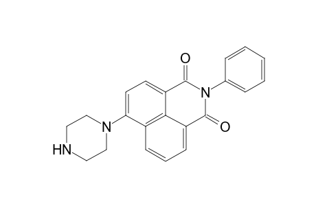 2-Phenyl-6-(1-piperazinyl)-1H-benzo[de]isoquinoline-1,3(2H)-dione
