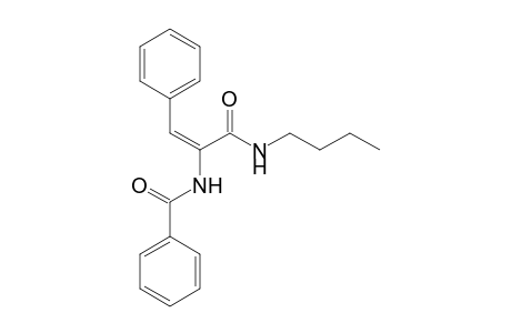 N-Butylcinnamamide, .alpha.-benzamido- (Z)-