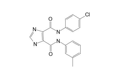 1H-Imidazole-4,5-dicarboxylic acid, 4-[(4-chloro-phenyl)-amide] 5-m-tolylamide