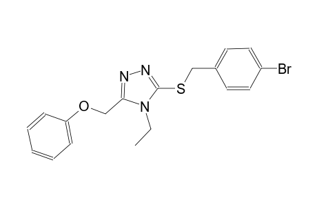 3-[(4-bromobenzyl)sulfanyl]-4-ethyl-5-(phenoxymethyl)-4H-1,2,4-triazole
