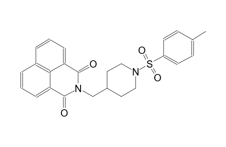 2-({1-[(4-methylphenyl)sulfonyl]-4-piperidinyl}methyl)-1H-benzo[de]isoquinoline-1,3(2H)-dione
