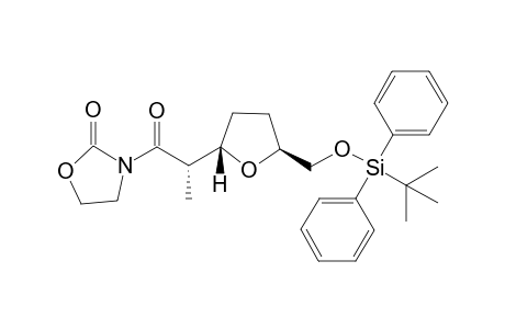 3-{(2' S)-2'-[5"-<(t-Butyldiphenylsilyl)oxymethyl>-tetrahydro-2"-furanyl]-propanoyl}-1,3-oxazolidin-2-one