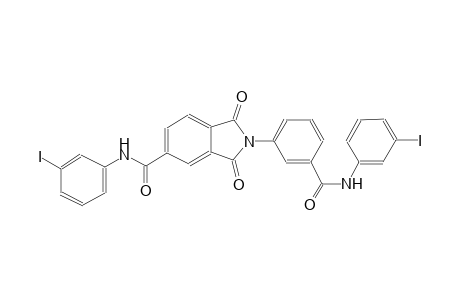 2-{3-[(3-iodoanilino)carbonyl]phenyl}-N-(3-iodophenyl)-1,3-dioxo-5-isoindolinecarboxamide