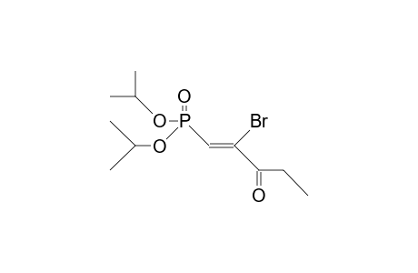 (Z)-2-BROM-3-OXO-1-PENTENYL-PHOSPHONSAEUREDIISOPROPYLESTER