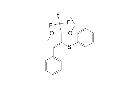 (Z)-2,2-DIETHOXY-1,1,1-TRIFLUORO-4-PHENYL-3-(PHENYLTHIO)-BUT-3-ENE