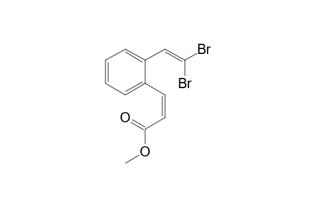 (Z)-methyl 3-(2-(2,2-dibromovinyl)phenyl)acrylate