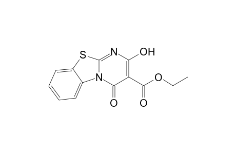 4H-Pyrimido[2,1-b]benzothiazole-3-carboxylic acid, 2-hydroxy-4-oxo-, ethyl ester