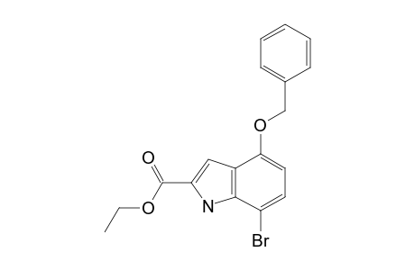 4-(benzyloxy)-7-bromo-1H-indole-2-carboxylic acid ethyl ester