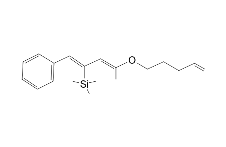(E,E)-1-Methyl-1-(pent-4-enoxy)-3-trimethylsilyl-4-phenylbuta-1,3-diene
