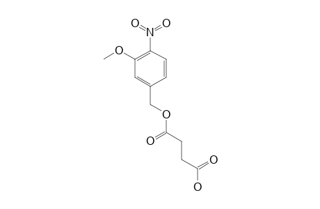 3-METHOXY-4-NITROBENZYL-HYDROGEN-SUCCINATE