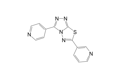 [1,2,4]Triazolo[3,4-b][1,3,4]thiadiazole, 6-(3-pyridinyl)-3-(4-pyridinyl)-
