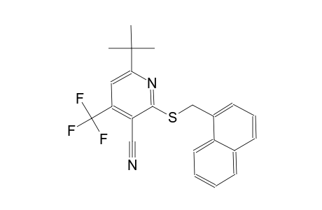 3-pyridinecarbonitrile, 6-(1,1-dimethylethyl)-2-[(1-naphthalenylmethyl)thio]-4-(trifluoromethyl)-