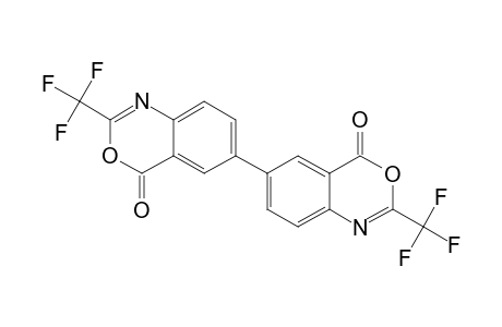 2,2'-bis-trifluoromethyl-[6,6']bi[benzo[d][1,3]oxazinyl]-4,4'-dione
