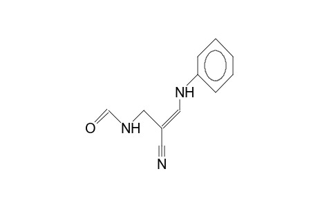 2-(syn-Formamido-methyl)-trans-3-anilino-acrylonitrile