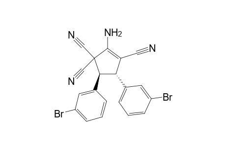 2-Amino-1,3,3-tricyano-4,5-di(3-bromophenyl)cyclopentene