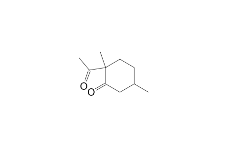 2-Acetyl-2,5-dimethylcyclohexanone (stereoisomer I)