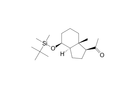 1-[(1S,3aR,4S,7aS)-4-[tert-butyl(dimethyl)silyl]oxy-7a-methyl-1,2,3,3a,4,5,6,7-octahydroinden-1-yl]ethanone
