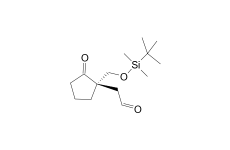 2-[(1R)-1-[[tert-butyl(dimethyl)silyl]oxymethyl]-2-keto-cyclopentyl]acetaldehyde