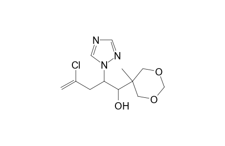1H-1,2,4-Triazole-1-ethanol, beta-(2-chloro-2-propenyl)-alpha-(5-methyl-1,3-dioxan-5-yl)-, (R*,R*)-(+/-)-