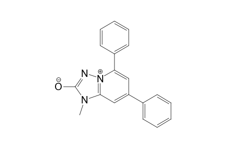 [1,2,4]Triazolo[1,5-a]pyridinium, 2,3-dihydro-1-methyl-5,7-diphenyl-, hydroxide, inner salt