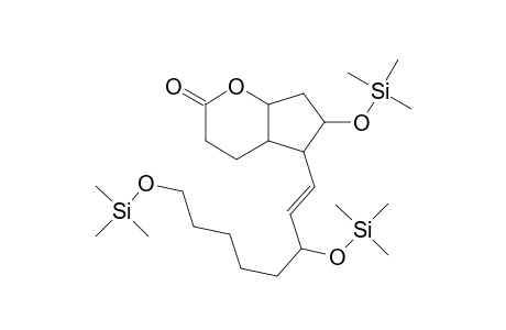 2-Oxa-3-oxo-7-(3,8-di(trimethylsiloxy)-1-octenyl)-8-(trimethylsiloxy)bicyclo[4.3.0]nonane