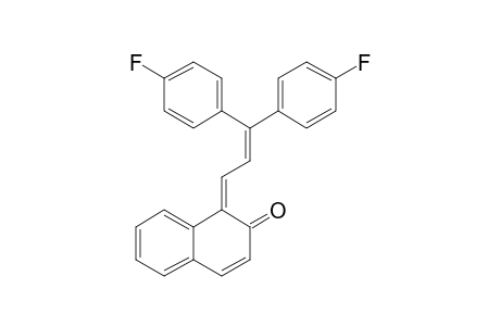 (1Z)-1-[3,3-bis(4-fluorophenyl)prop-2-enylidene]naphthalen-2-one