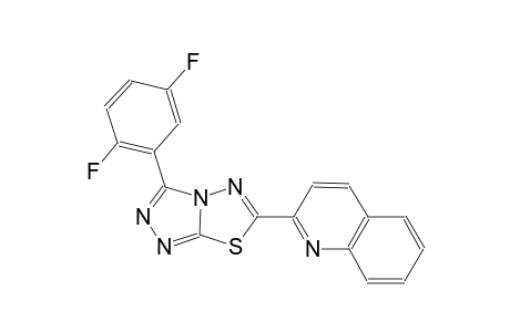 quinoline, 2-[3-(2,5-difluorophenyl)[1,2,4]triazolo[3,4-b][1,3,4]thiadiazol-6-yl]-