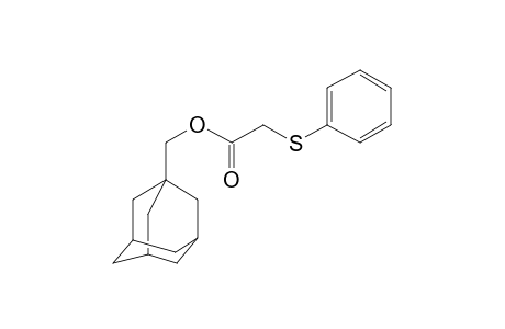 (Phenylthio)acetic acid, 1-adamantylmethyl ester