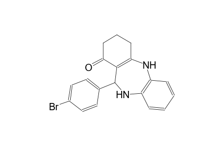 1H-dibenzo[b,e][1,4]diazepin-1-one, 11-(4-bromophenyl)-2,3,4,5,10,11-hexahydro-