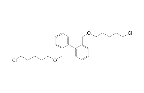 1,1'-Biphenyl, 2,2'-bis[[(5-chloropentyl)oxy]methyl]-
