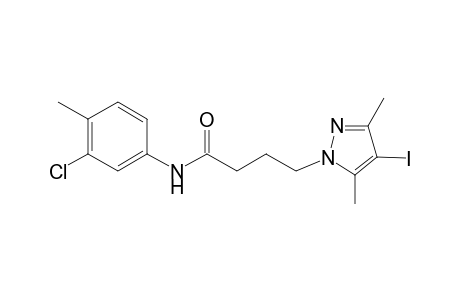 1H-Pyrazole-1-butanamide, N-(3-chloro-4-methylphenyl)-4-iodo-3,5-dimethyl-