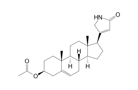 3.beta.-Acetoxy-17.beta.-[3'-pyrrolin-2'-one-4'-yl]androst-5-ene