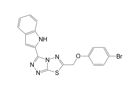 1H-indole, 2-[6-[(4-bromophenoxy)methyl][1,2,4]triazolo[3,4-b][1,3,4]thiadiazol-3-yl]-