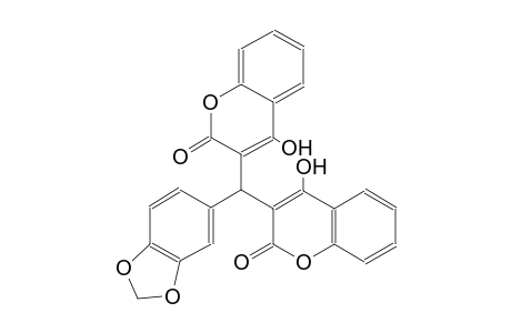 3-[1,3-benzodioxol-5-yl(4-hydroxy-2-oxo-2H-chromen-3-yl)methyl]-4-hydroxy-2H-chromen-2-one