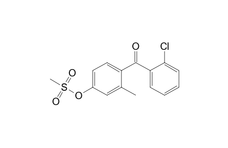 4-(2-Chlorobenzoyl)-3-methylphenyl methane sulfonate