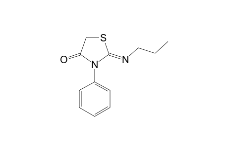 (Z)-2-PROPYLIMINO-3-PHENYL-THIAZOLIDIN-4-ONE