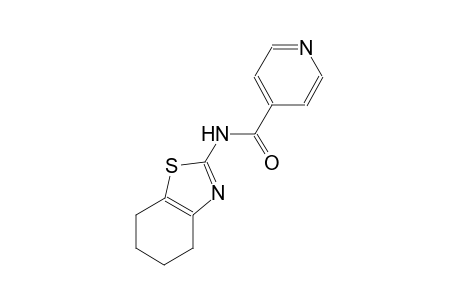 N-(4,5,6,7-tetrahydro-1,3-benzothiazol-2-yl)isonicotinamide