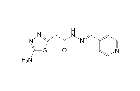 1,3,4-thiadiazole-2-acetic acid, 5-amino-, 2-[(E)-4-pyridinylmethylidene]hydrazide