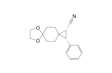 (1R*,2R*)-2-Phenyl-7,10-dioxadispiro[2.2.4.2]dodecane-1-carbonitrile