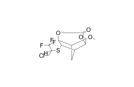 2-METHOXYCARBONYL-4-(1-TRIFLUOROMETHYL-2-CHLOROETHYLTHIO)-6-OXATRICYCLO[3.2.1.1(3,8)]NONAN-7-ONE (DIASTEREOMER MIXTURE)